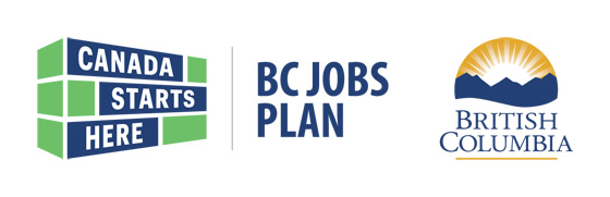Government of BC Logos - Canada Starts Here - BC Jobs Plan