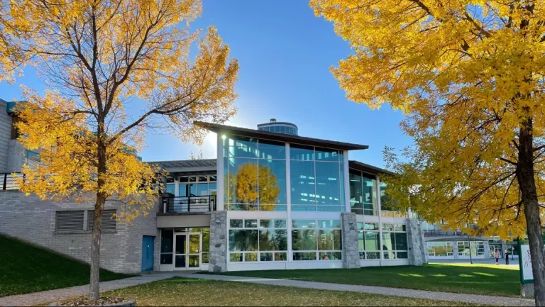 UNBC Campus in Fall