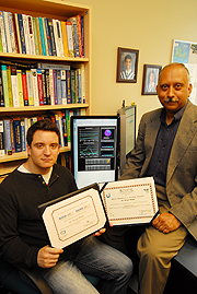 Jake Edwards and Dr. Waqar Haque