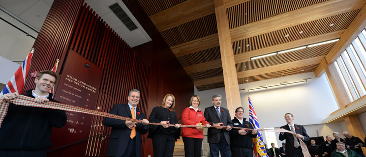 Wood Innovation and Design Centre opening