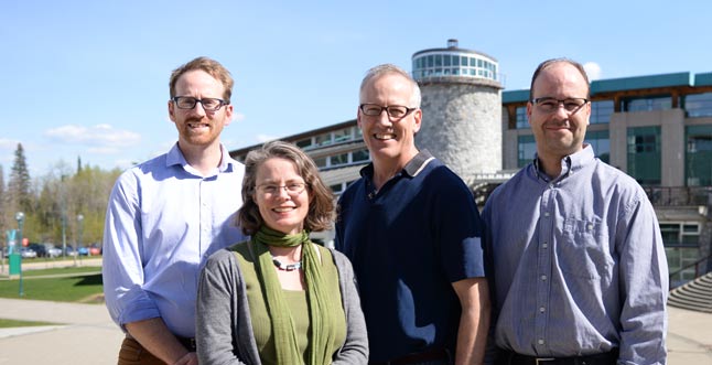 Chris Buse, Margot Parkes, Art Fredeen, Kyle Aben