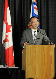 UNBC president George Iwama