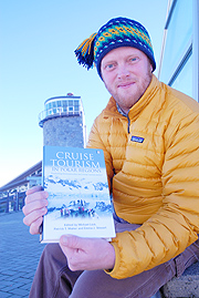 Dr. Pat Maher and former UNBC student Sydney van Loon in Antarctica