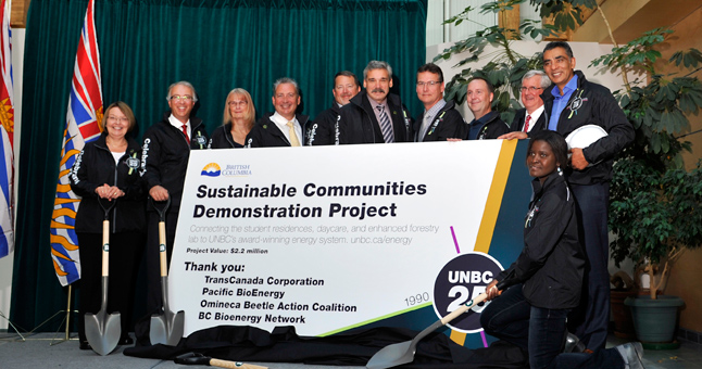 UNBC Sustainable Communities Demonstration Project Announcement