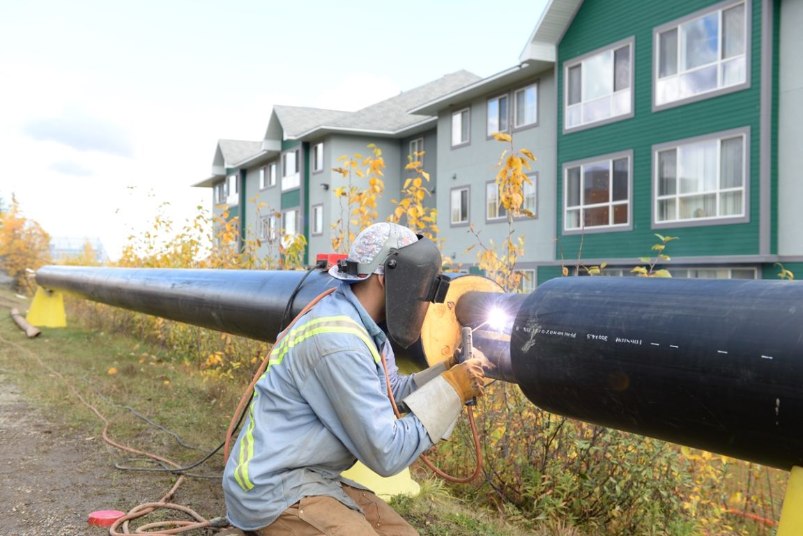 The SCDP will connect the residence buildings and daycare to existing bioenergy systems on campus