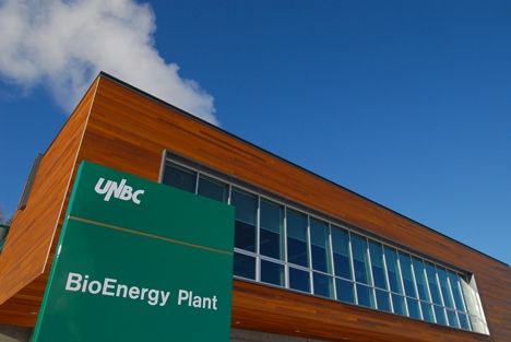  UNBC's bioenergy infrastructure reduces fossil fuel consumption