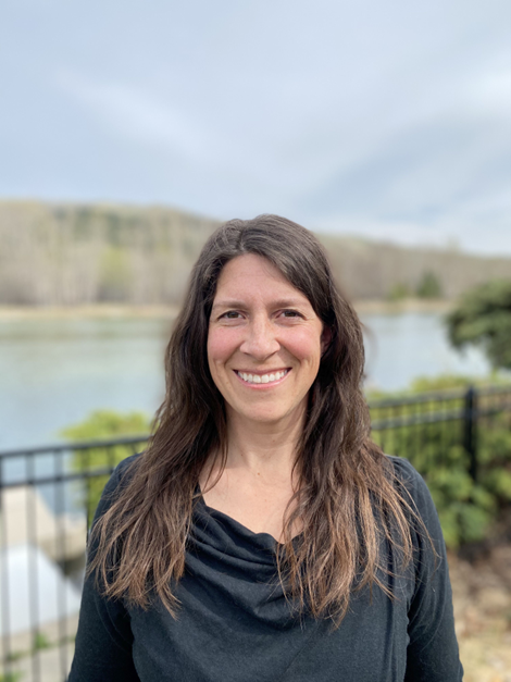 Libby Ehlers in front of a river