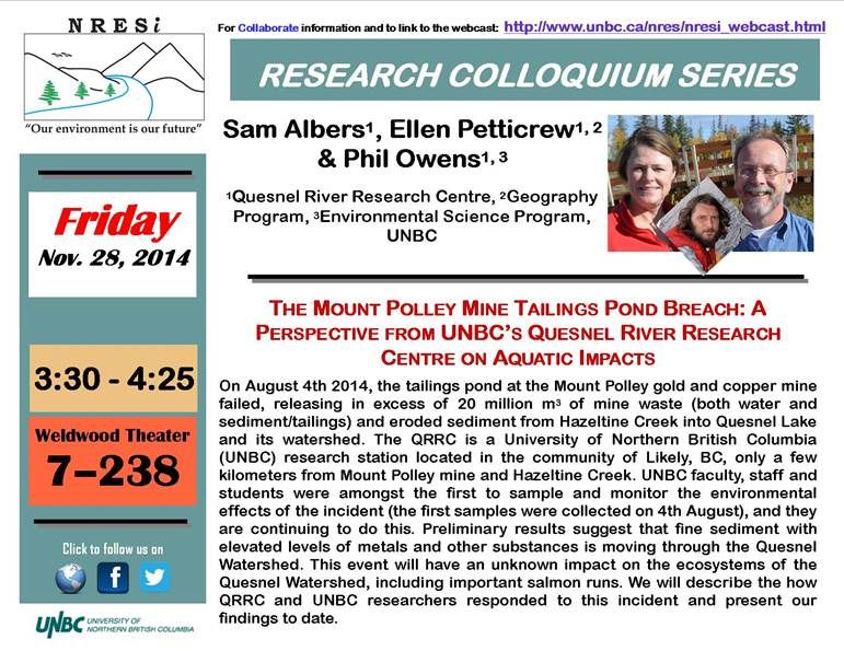 NRESi Colloquium: Mount Polley