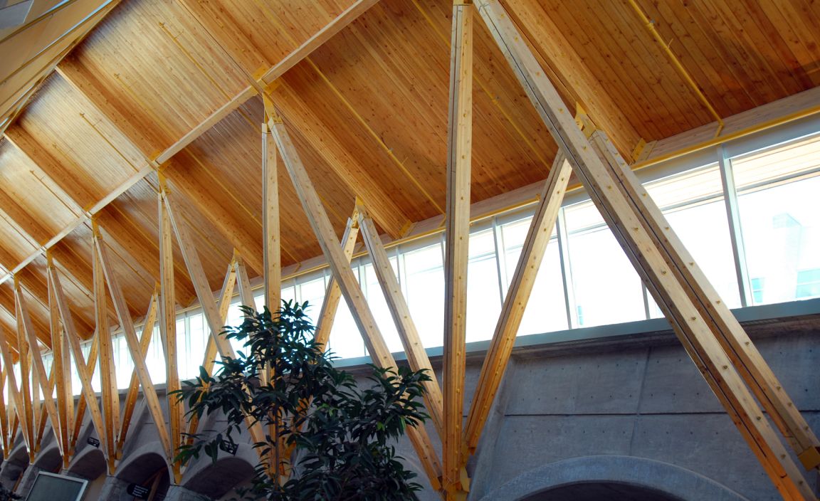 Student Street wooden beams