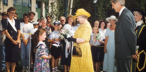 Queen Elizabeth II opens UNBC