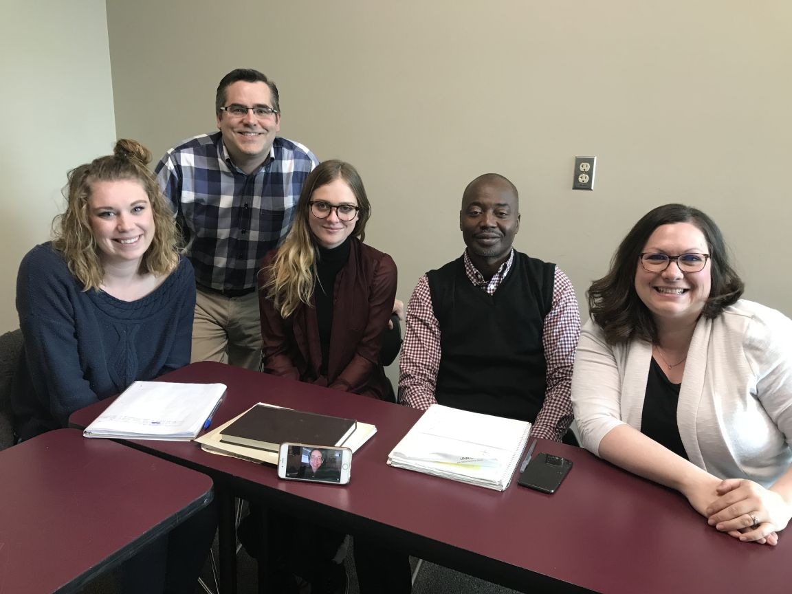 Kirk Walker's Thesis Defence Practice Session with fellow graduate students