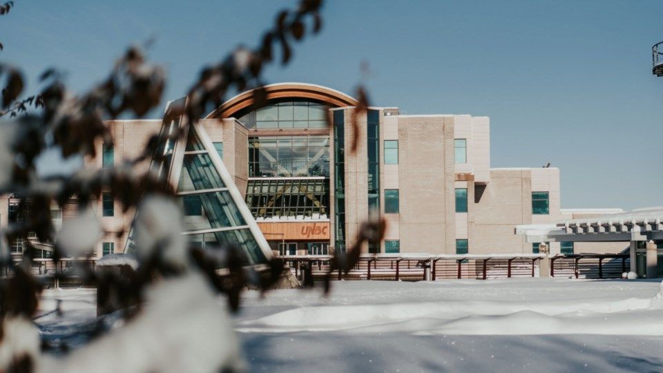 UNBC Handout Photo Winter Campus