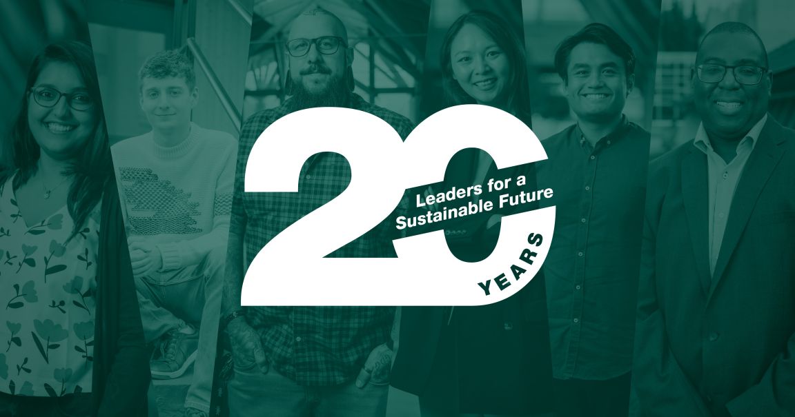 Celebrating 20 years of MBA - Leaders for a sustainable future