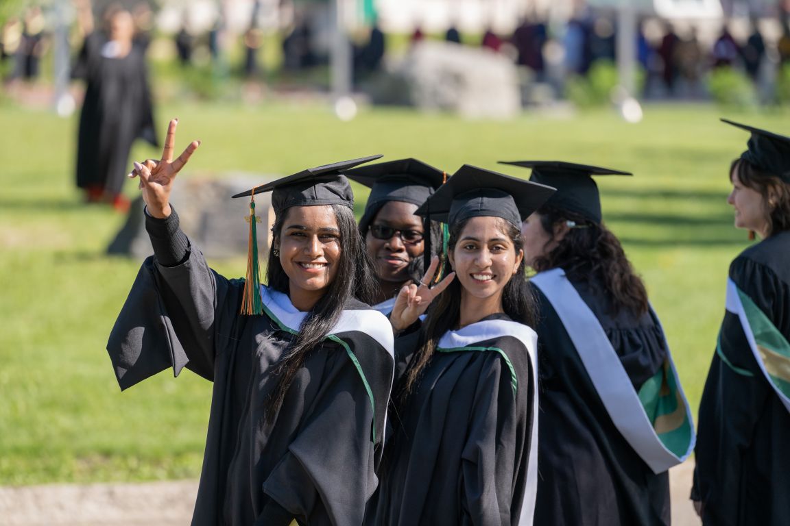 Grads in procession line (5)