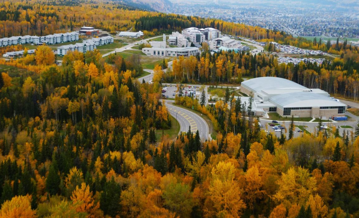 Entire campus in Fall setting