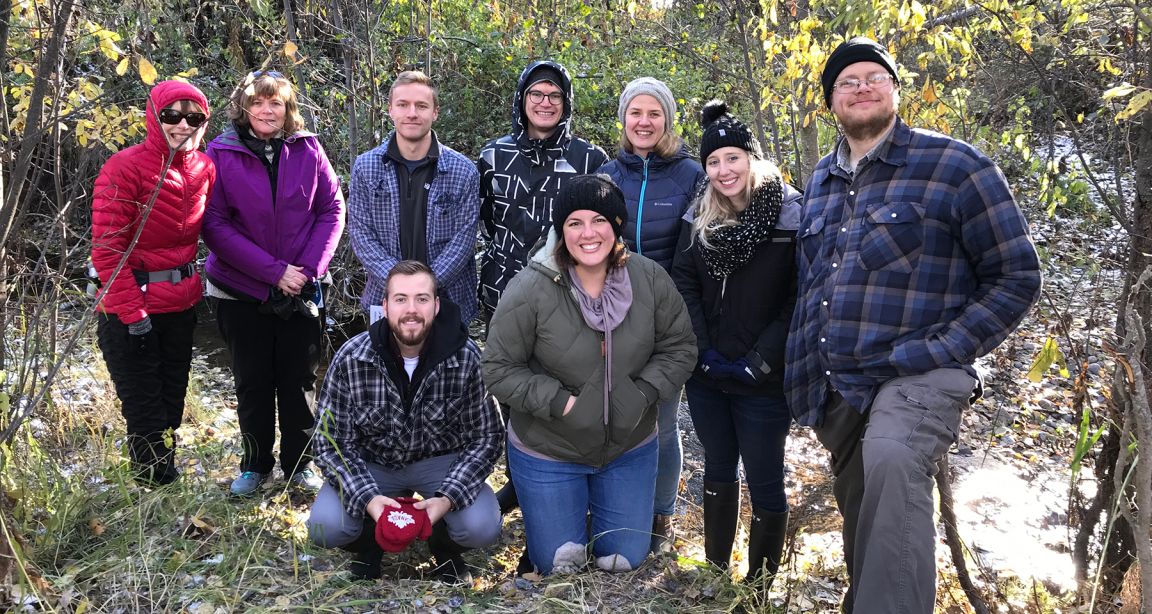 UNBC students in Nechako Lakes