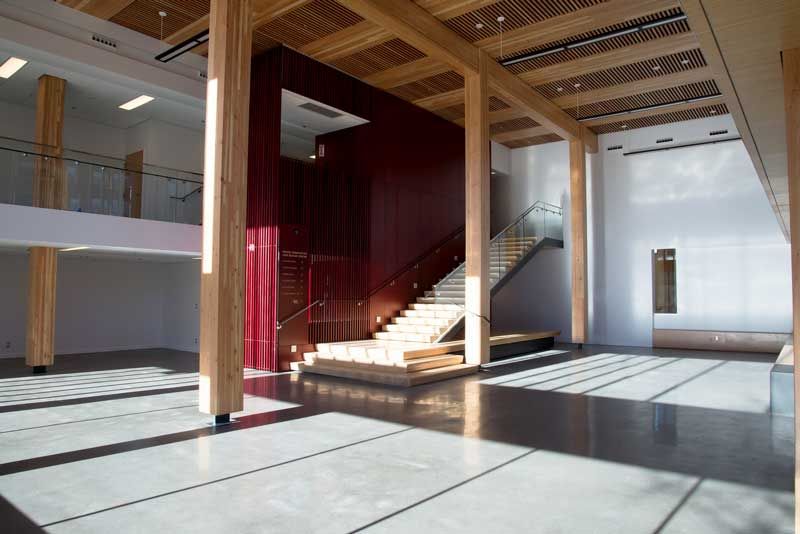 First floor of the Wood Innovation and Design Centre