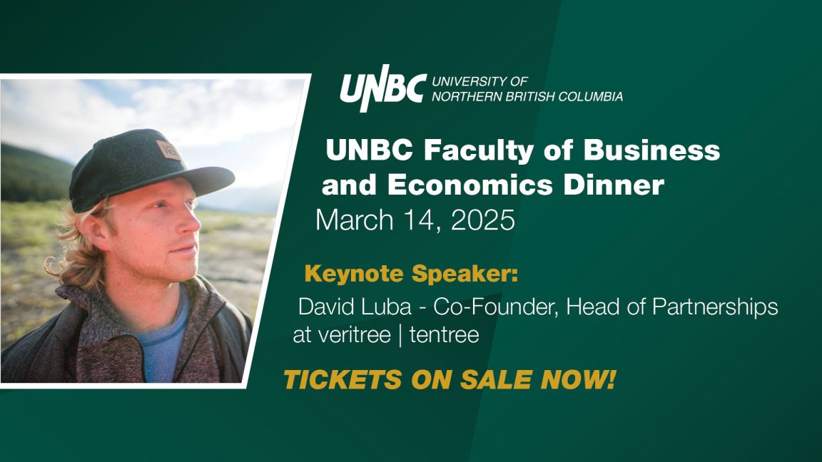 2025 UNBC FBE Dinner Header Image