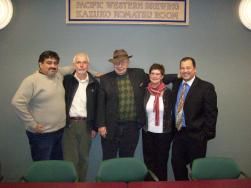 Cristian Silva, Dr. Richard Lazenby, Dr. Clyde Snow, Dr. Catherine Nolin & Fredy Peccerelli 