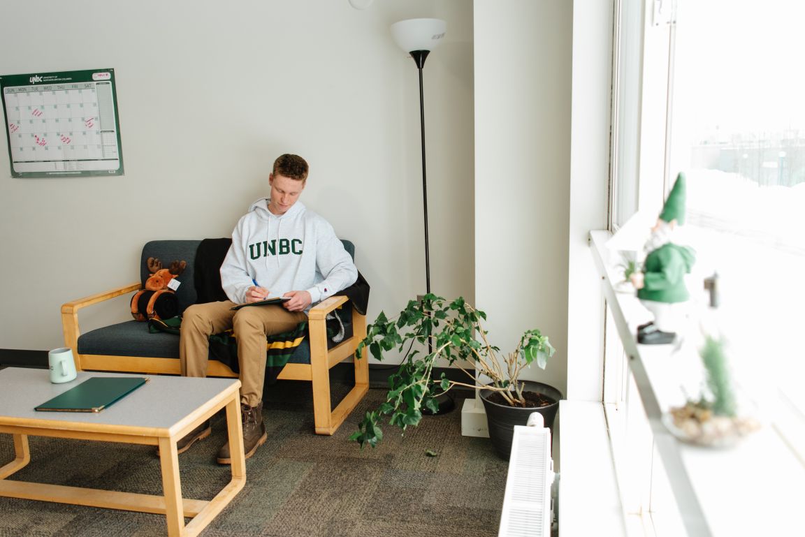 Student On Couch