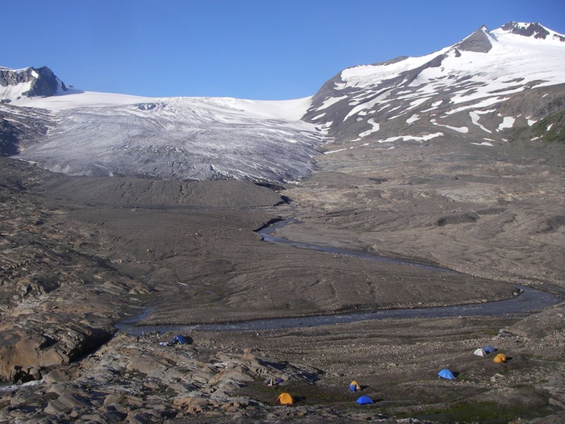 Toe of the Castle Creek Glacier