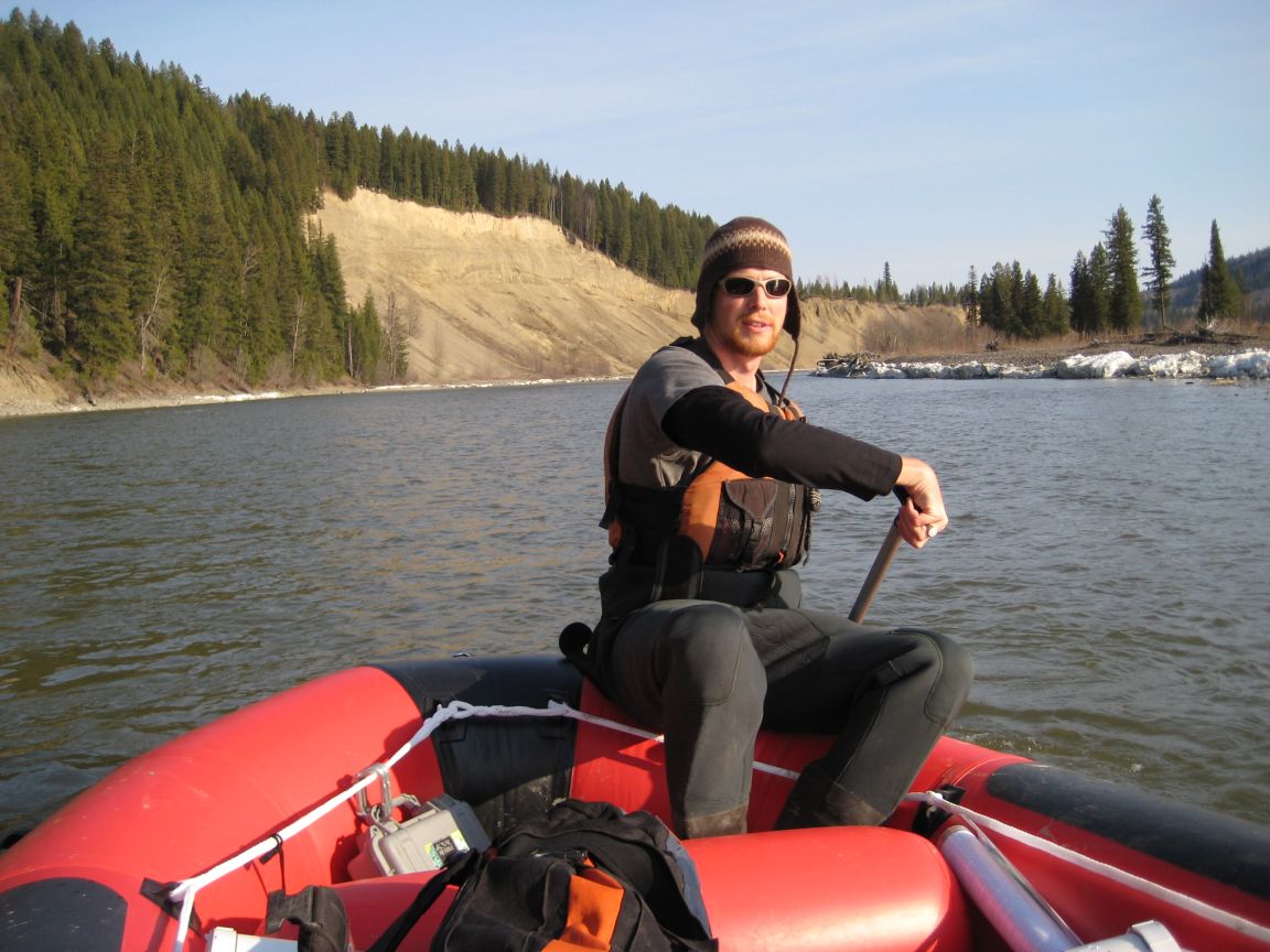 Researcher in Quesnel River