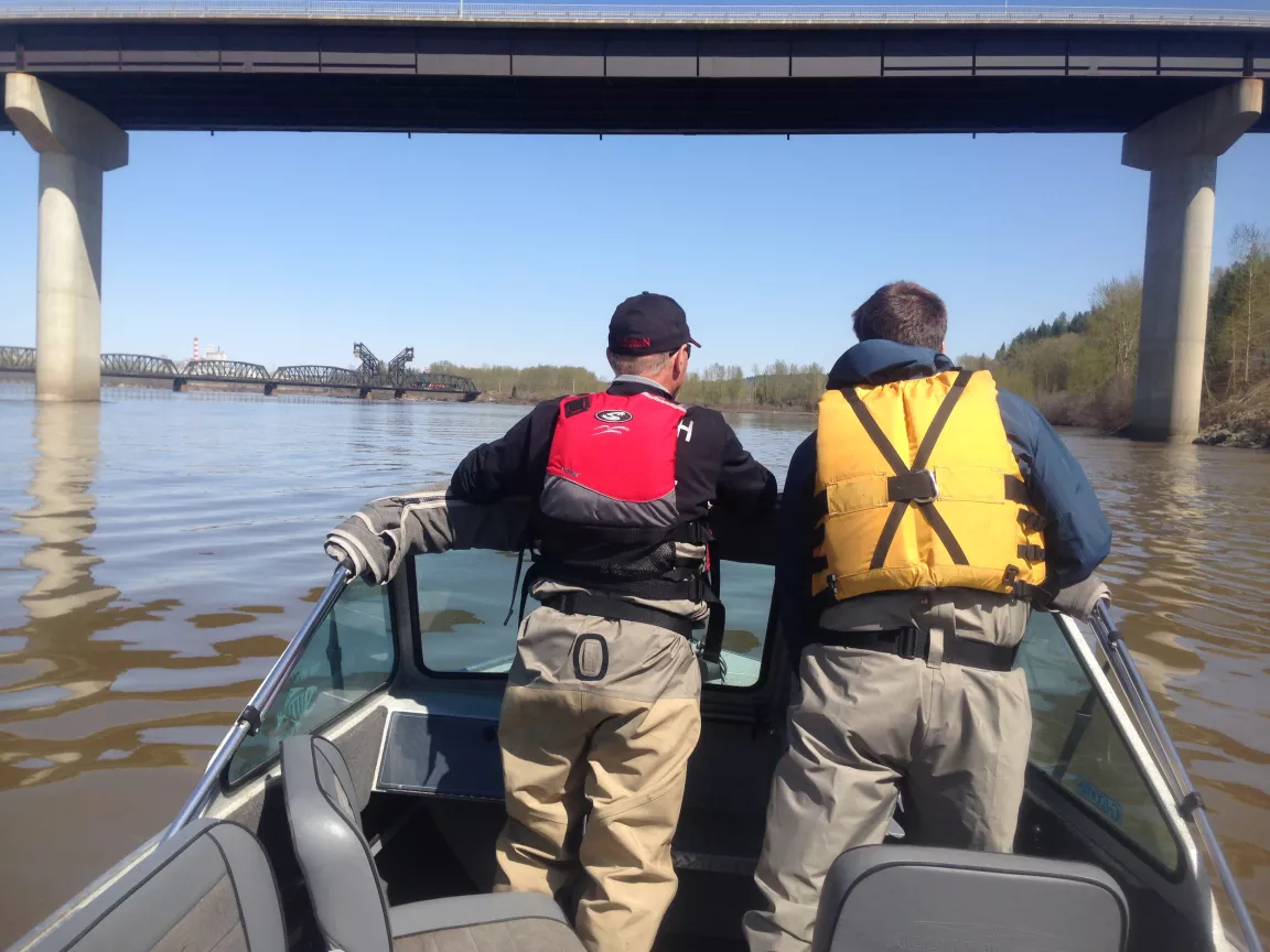 UNBC Jet Boat course