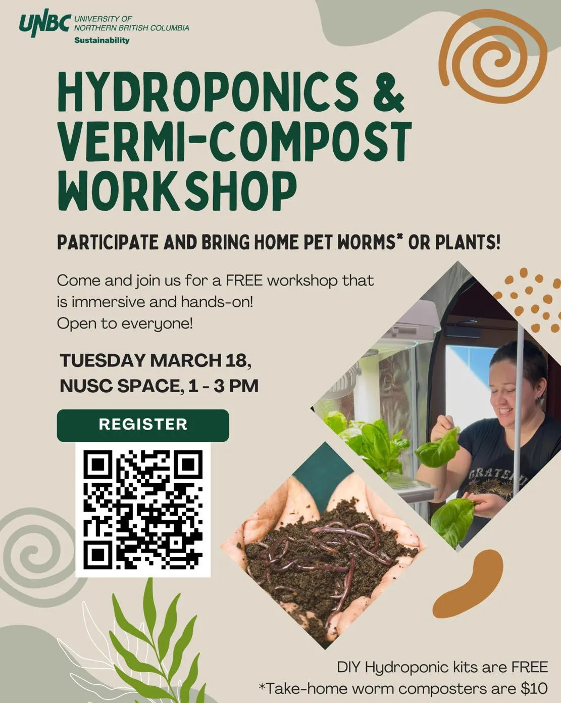 vermicompost and hydroponics workshop