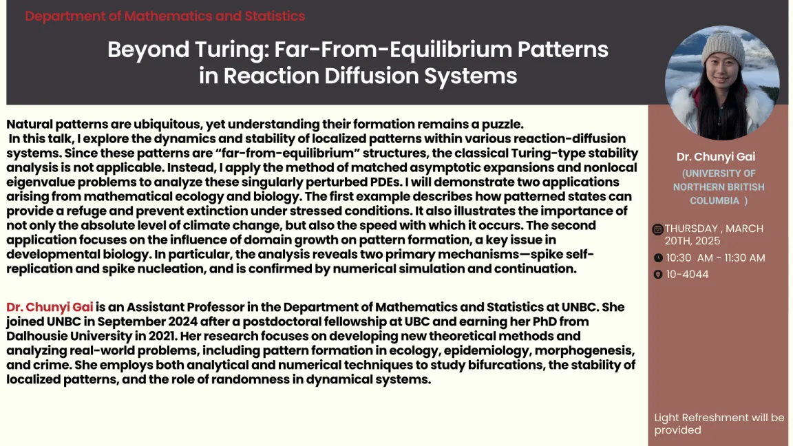 Poster - Mathematics colloquium