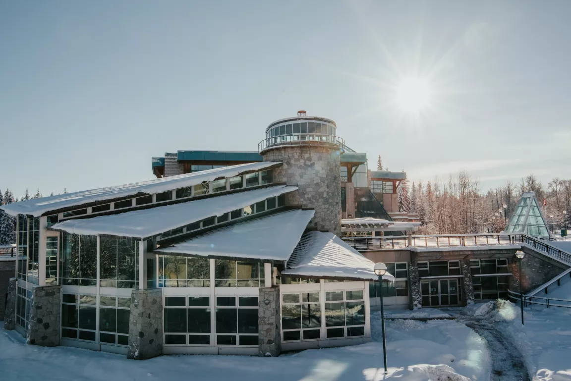 UNBC in the winter. 