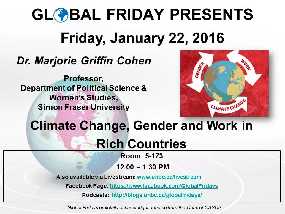 Global Friday Poster - January 22, 2016