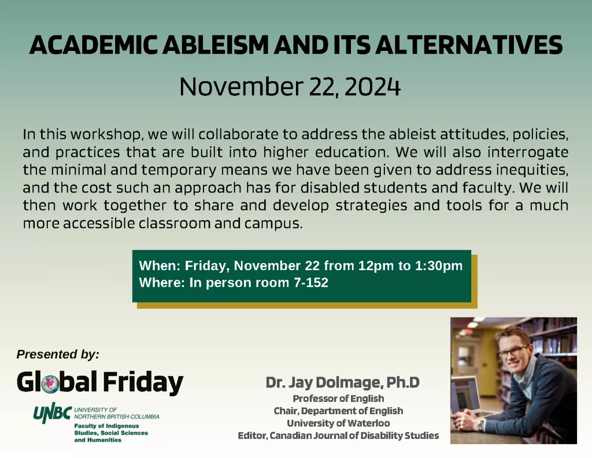 Dr. Jay Dolmage - Global Friday Presentation