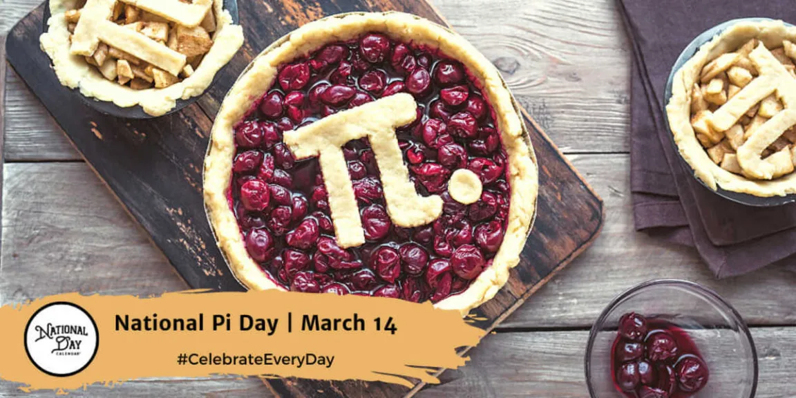 A pie with a pi symbol on it