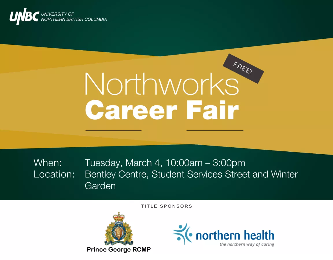 Northworks Career Fair Banner with text