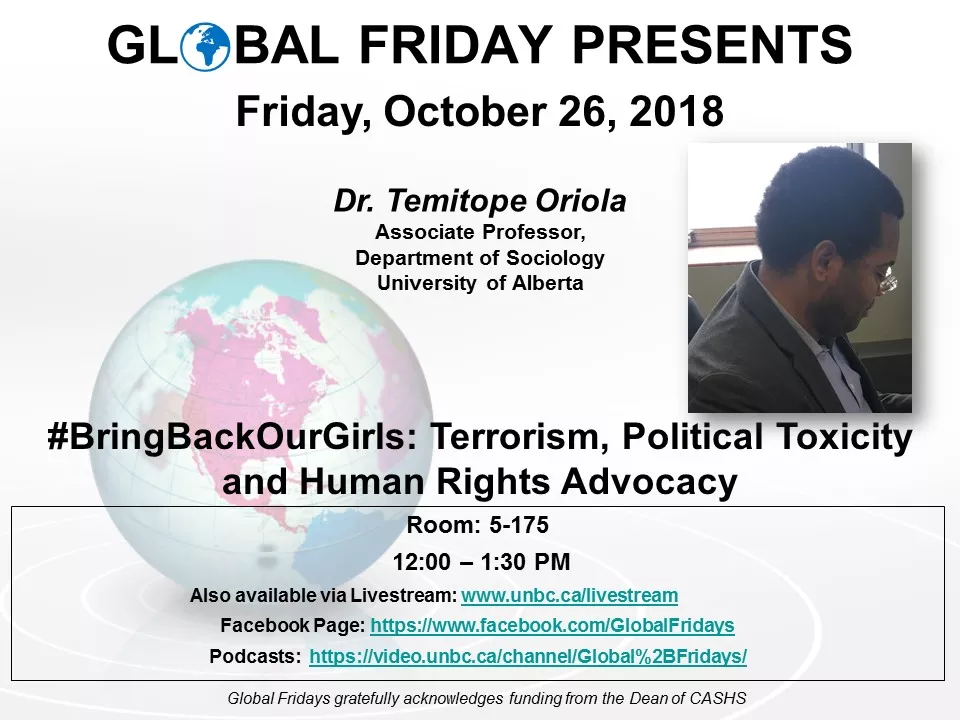 Global Friday Poster - October 26, 2018