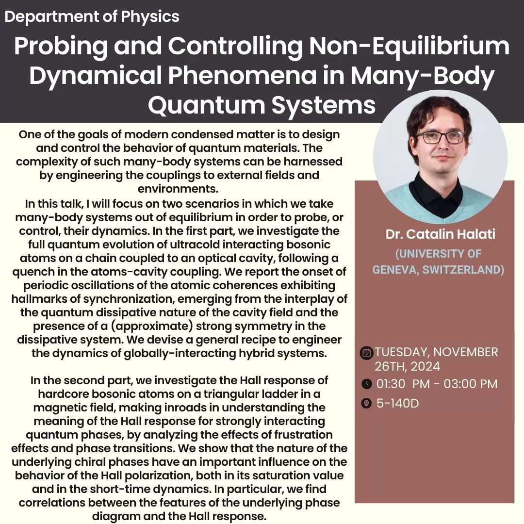 Seminar Poster