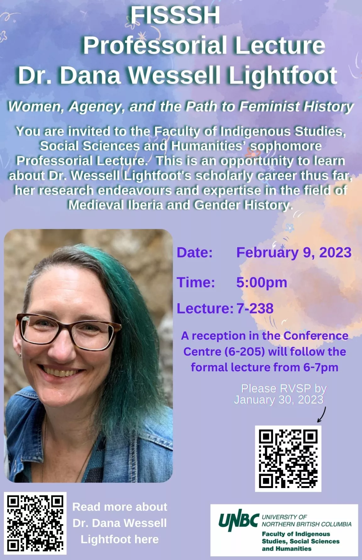 Event poster for Women, Agency, and the Path to Feminist History