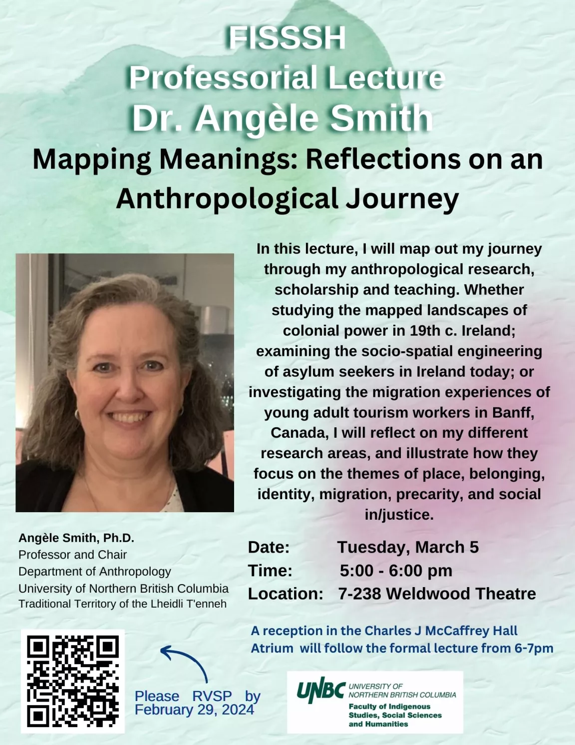 Event poster for Mapping Meanings: Reflections on an Anthropological Journey
