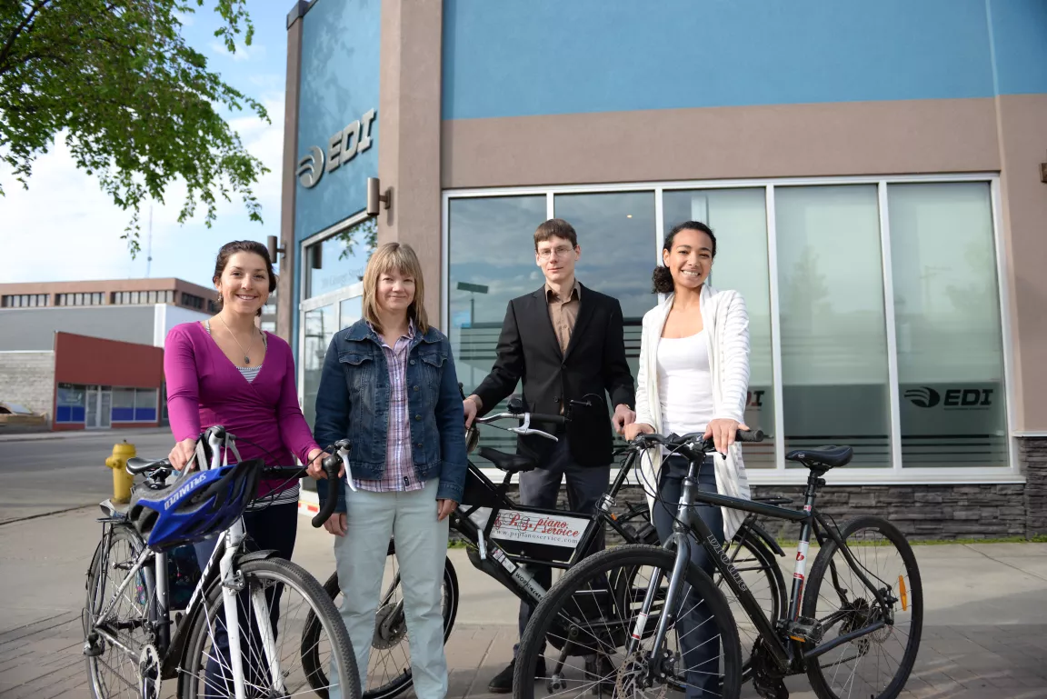 Natalie Alteen, Krystal Devauld, Cathy MacKay and Peter Stevenson