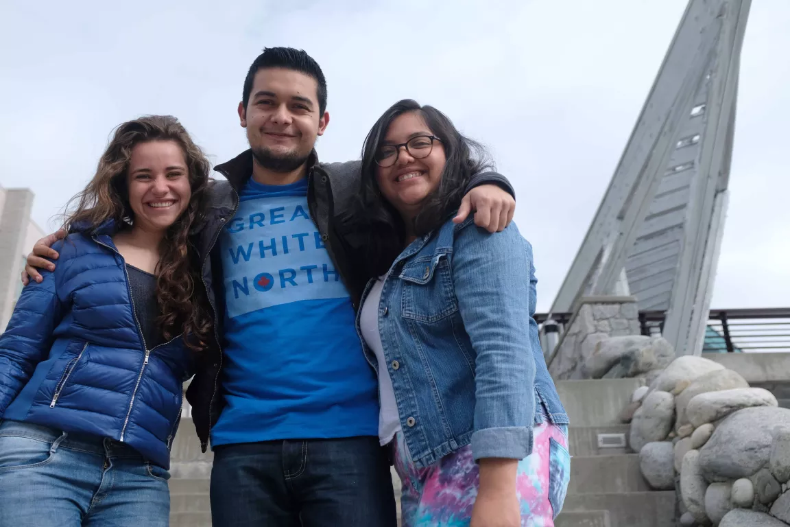 Estrella Uldapilleta, Marco Perez and Cintia Luna