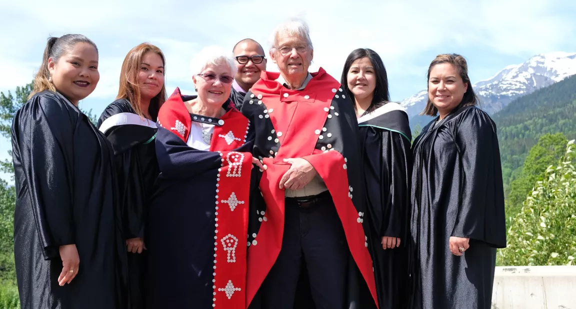 WWN graduates with Justice Thomas and Beverly Berger