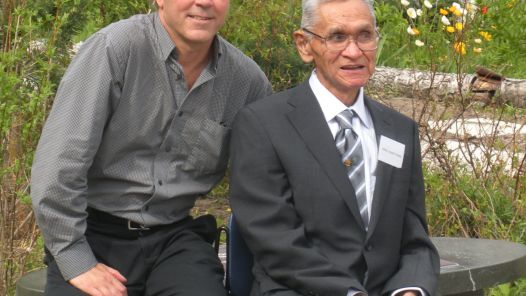 Dr. Ross Hoffman and Gisdewe Alfred Joseph in 2009. 
