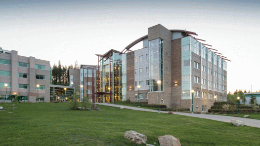 Teaching and Learning Building at the Prince George campus
