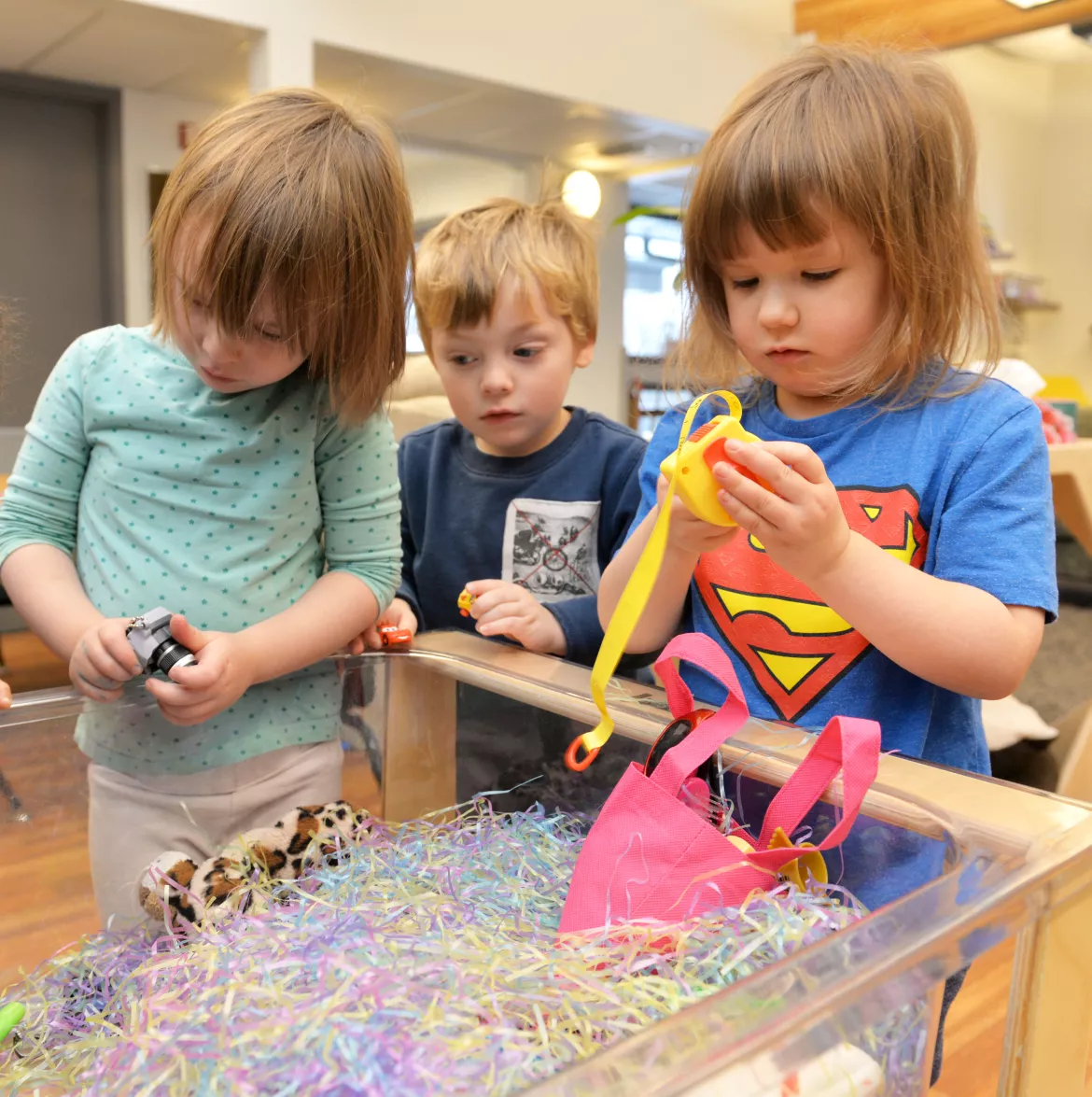 UNBC Chilccare Kids shredded paper box