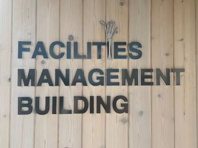 Facilities Management Building Sign