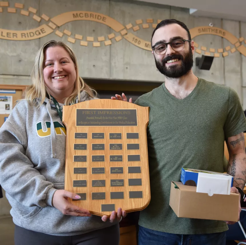 NMP awards 2023 Tanya Simpson and Devin Vassallo