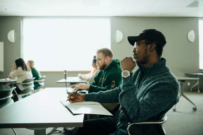 Students in a classroom