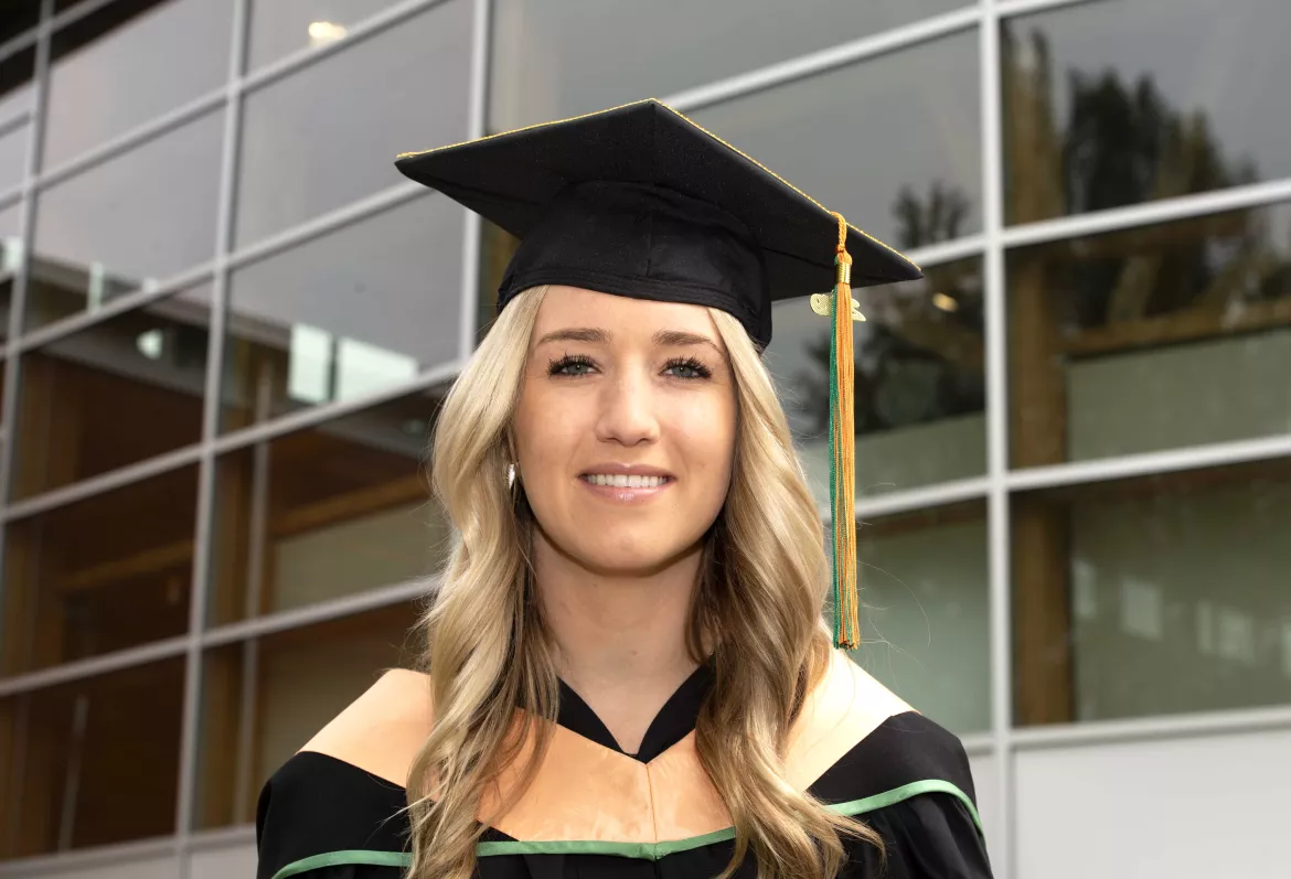 Bachelor of Science in Nursing grad Sophia Traber.