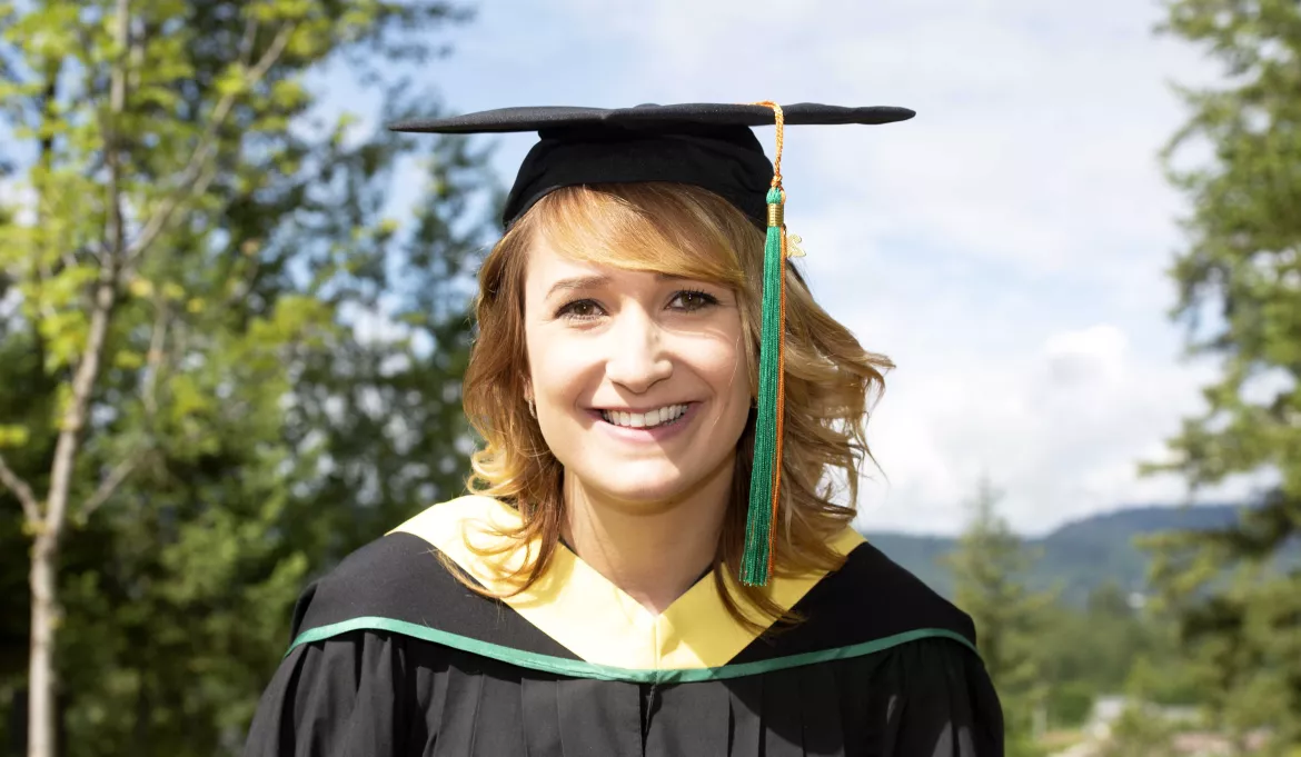 Bachelor of Social Work grad Bobbie-Jo MacNair.