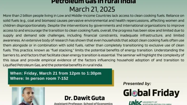 Global Friday Poster, Information replicated below